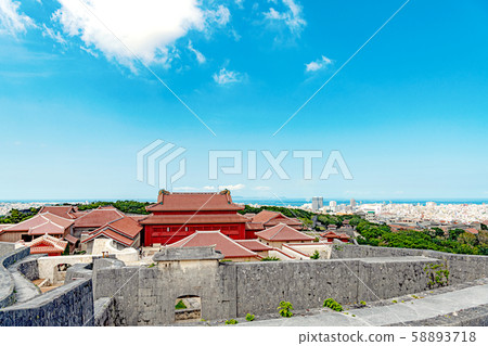 Panoramic view of Shuri Castle 58893718