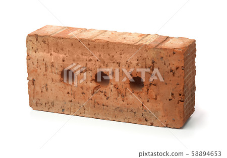 Rough red clay brick Rough red clay brick 58894653