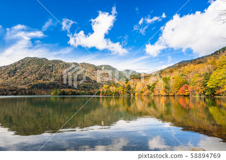 Autumn leaves of Yunoko, Tochigi Nikko 58894769