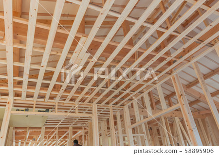 木屋施工現場 58895906