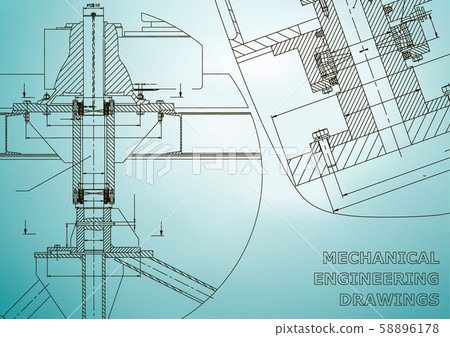Mechanics. Technical design. Engineering style 58896178