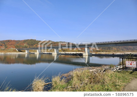 千代田新水道，分流堰（十胜河） 58896575