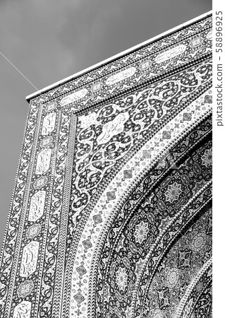 in iran  blur  islamic mausoleum 58896925