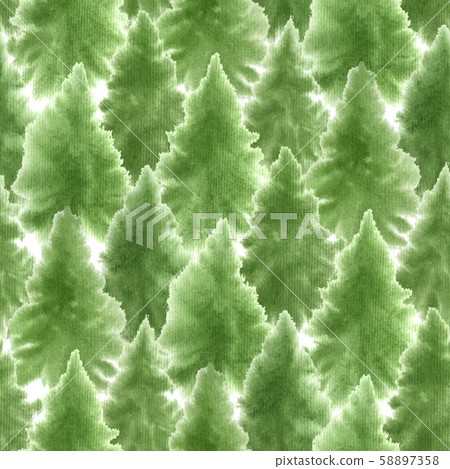 Watercolor Christmas and New Year seamless pattern Watercolor Christmas and New Year seamless pattern 58897358