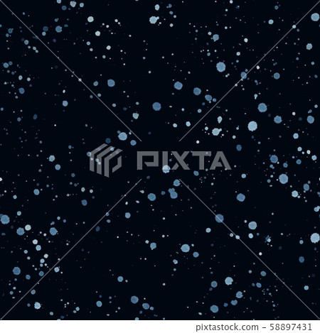Blue paint splashes on dark background. Seamless Blue paint splashes on dark background. Seamless 58897431