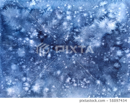 Watercolor indigo blue backround Watercolor indigo blue backround 58897434
