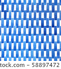 Watercolor woven texture in blue. Hand painted 58897472