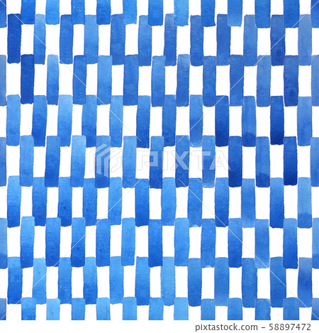 Watercolor woven texture in blue. Hand painted Watercolor woven texture in blue. Hand painted 58897472