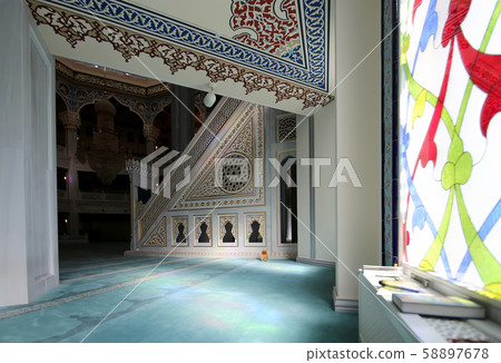 Moscow Cathedral Mosque, Russia -- the main mosque in Moscow, new landmark Moscow Cathedral Mosque, Russia -- the main mosque in Moscow, new landmark 58897678