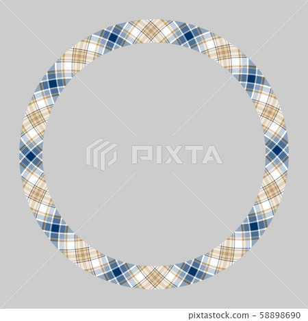 Circle borders and frames vector. Round border 58898690