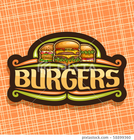 Vector logo for Burgers 58899360