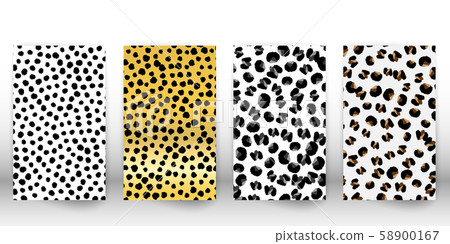 Leopard print design. Animal skin pattern. 58900167