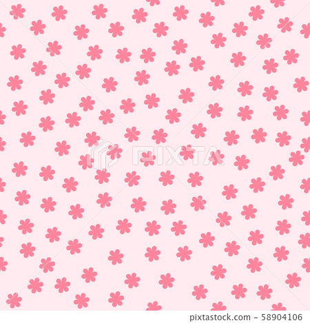 Flower background. Seamless vector pattern 58904106