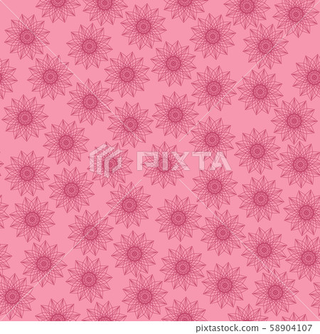 Flower pattern. Seamless vector 58904107