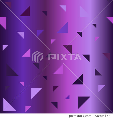Gradient triangle pattern. Seamless vector 58904132