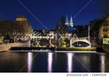 German village night view German village night view 58904830
