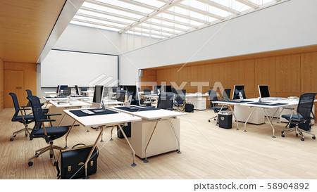 Modern office interior design Modern office interior design 58904892