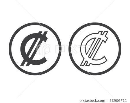 Costa Rican And Salvadoran Colon Currency Symbol Stock Illustration 58906711 Pixta