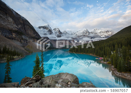 Moraine lake Moraine lake 58907057