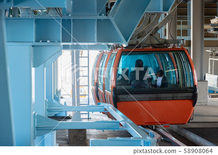 Ski resort gondola station / Sapporo, Hokkaido 58908064