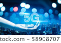 5G network digital hologram and internet of things 58908707