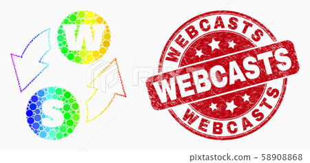 Vector Spectrum Pixel Alphabet Characters Exchange Icon and Scratched Webcasts Watermark Vector Spectrum Pixel Alphabet Characters Exchange Icon and Scratched Webcasts Watermark 58908868