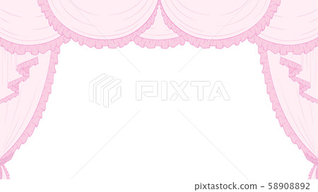 Cute pink gorgeous curtain whole 58908892