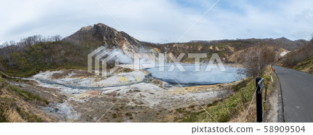 北海道大湯沼/登別溫泉風光 58909504