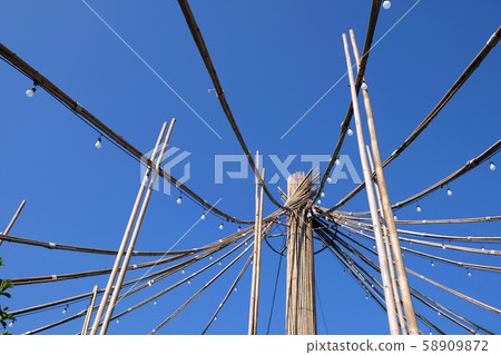 Decorating made from bamboo design outdoor Decorating made from bamboo design outdoor 58909872