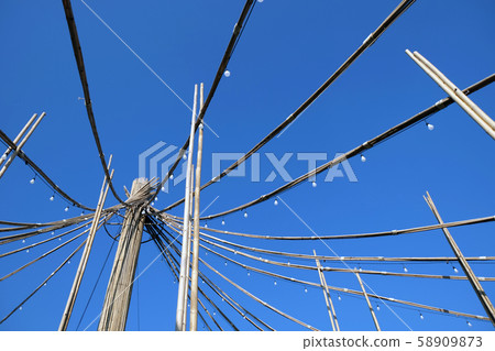 Decorating made from bamboo design outdoor Decorating made from bamboo design outdoor 58909873