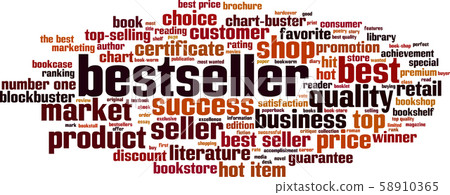 Bestseller word cloud 58910365