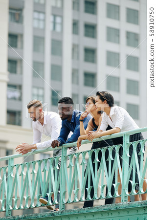 Business people spending time together Business people spending time together 58910750