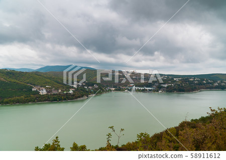 Russia. Krasnodar region. Lake Abrau and its attractions in the vicinity of Novorossiysk. Russia. Krasnodar region. Lake Abrau and its attractions in the vicinity of Novorossiysk. 58911612