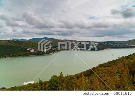 Russia. Krasnodar region. Lake Abrau and its attractions in the vicinity of Novorossiysk. Russia. Krasnodar region. Lake Abrau and its attractions in the vicinity of Novorossiysk. 58911613