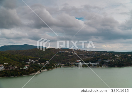 Russia. Krasnodar region. Lake Abrau and its attractions in the vicinity of Novorossiysk. 58911615