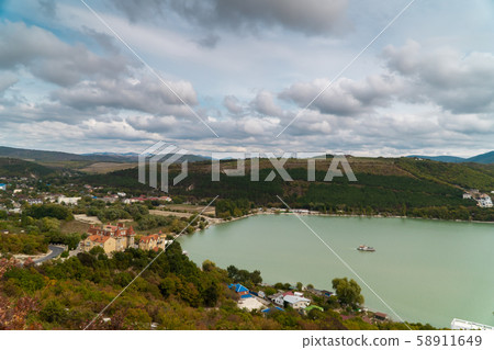 Russia. Krasnodar region. Lake Abrau and its attractions in the vicinity of Novorossiysk. Russia. Krasnodar region. Lake Abrau and its attractions in the vicinity of Novorossiysk. 58911649