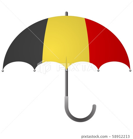 Belgium flag umbrella Belgium flag umbrella 58912213