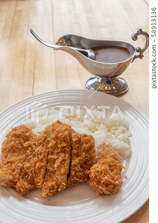 Western food cutlet curry 58913136