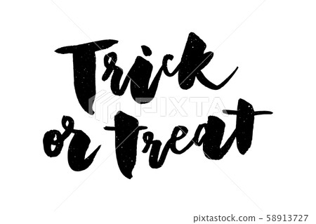slogan Trick or treat phrase graphic vector Print slogan Trick or treat phrase graphic vector Print 58913727