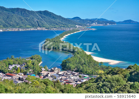 [天橋立（來自天橋立觀景台）]京都宮津 58915640