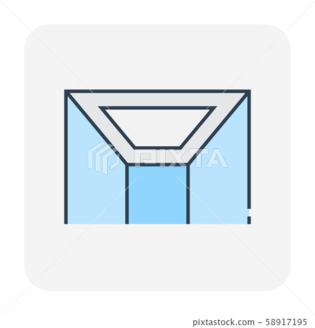 ceiling material icon 58917195