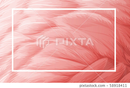 pink feather border