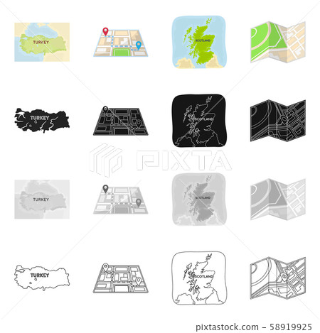 Isolated object of middle and east logo. Collection of middle and country vector icon for stock. Isolated object of middle and east logo. Collection of middle and country vector icon for stock. 58919925