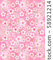 Cherry background watercolor 58921214
