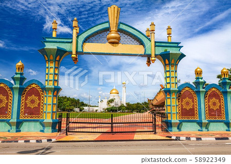 汶萊斯里巴加灣市風景 58922349