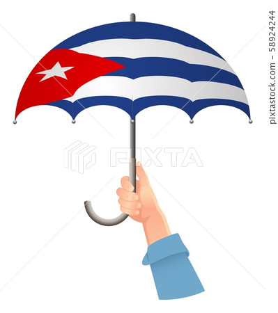 Cuba flag umbrella Cuba flag umbrella 58924244