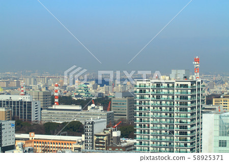名古屋市城市風景名古屋城堡周圍的風景 名古屋市城市風景名古屋城堡周圍的風景 58925371