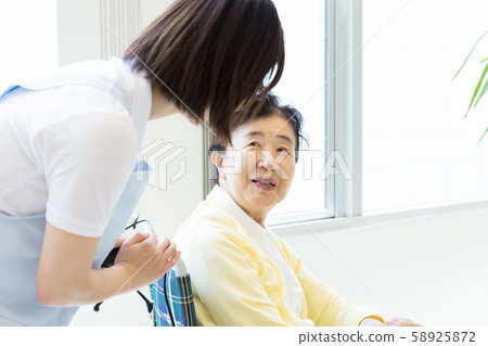 設施護理輪椅 設施護理輪椅 58925872