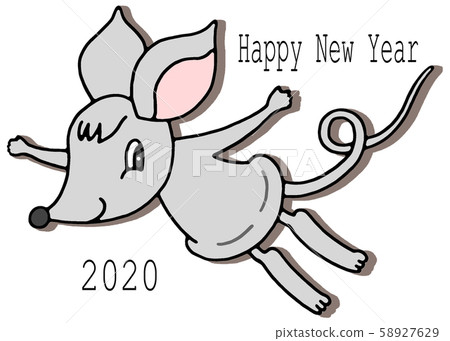 Illustration for new year's card 58927629