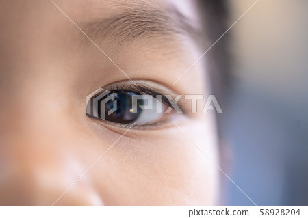 Closed up shot of a boy eye for vision health and Closed up shot of a boy eye for vision health and 58928204